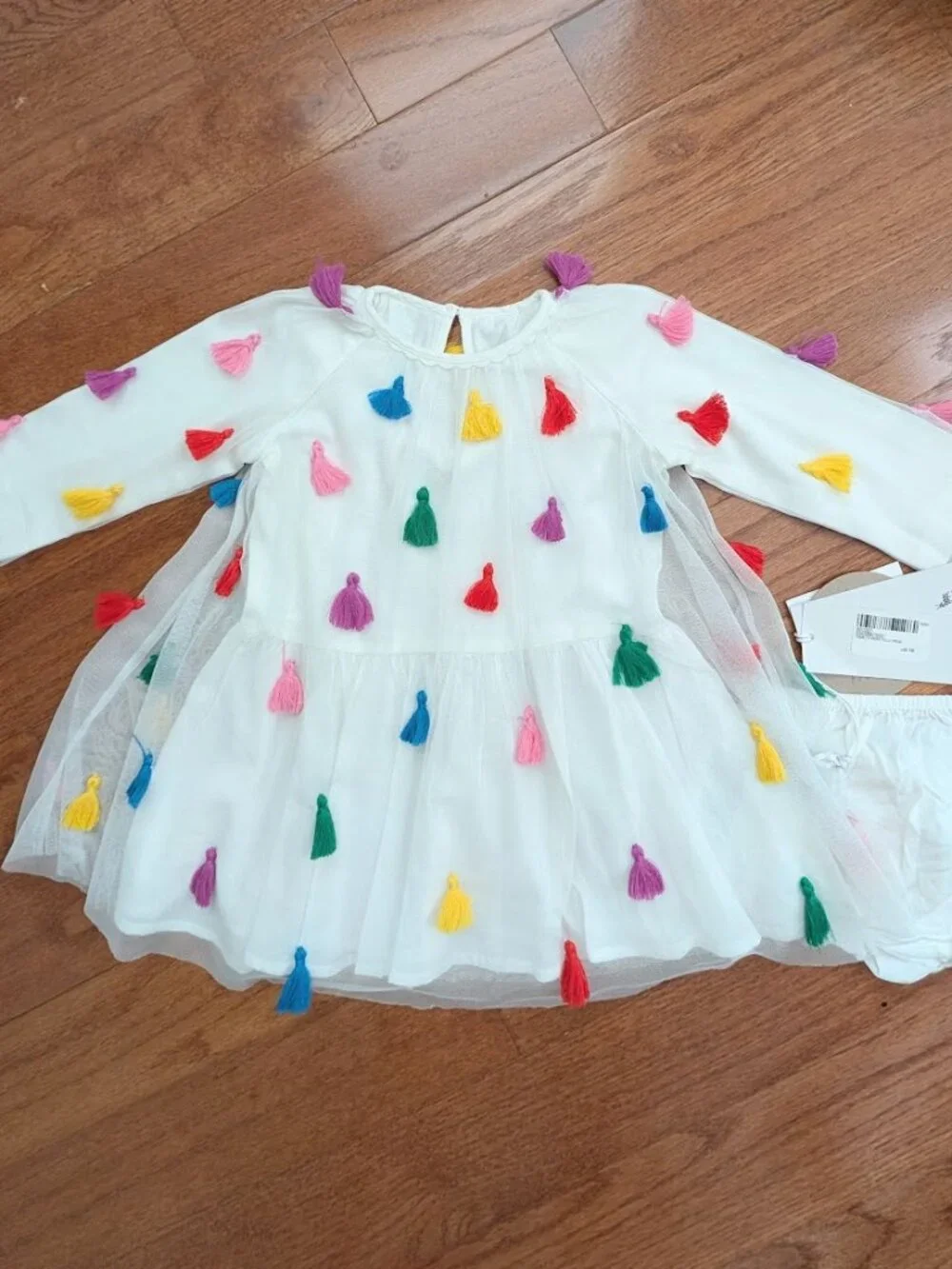 NWT Stella McCartney Kids Tulle Tassel Dress - 9 Months